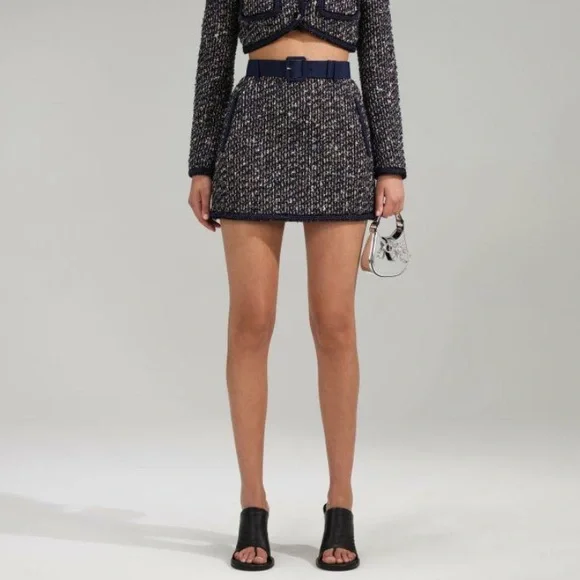 Self-Portrait | Skirts | Selfportrait Boucle Mini Skirt Nwot